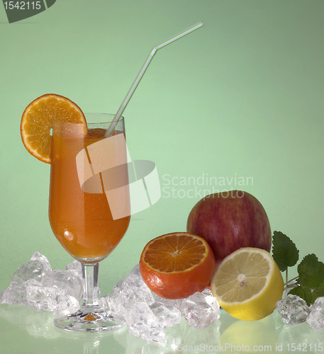 Image of glass of fruit juice