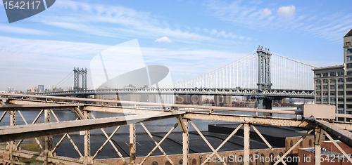 Image of New York with Manhattan Bridge