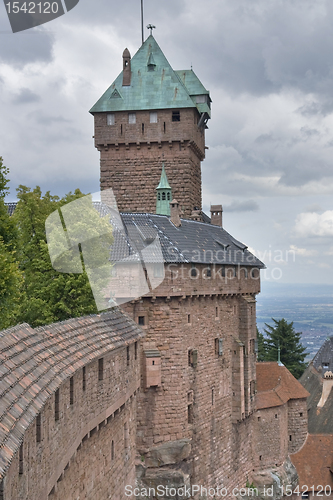 Image of detail of the Haut-Koenigsbourg Castle