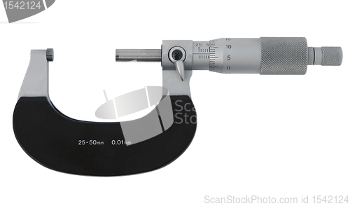 Image of metallic micrometer