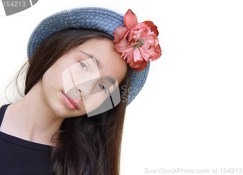 Image of Girl next door in a hat