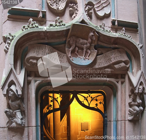 Image of detail at the Haut-Koenigsbourg Castle