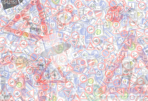 Image of chaotic traffic back