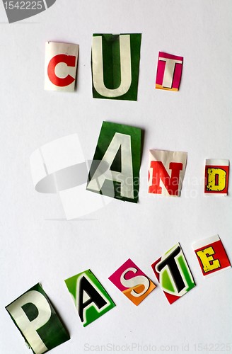 Image of Cut and paste