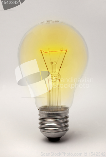 Image of Glowing lightbulb