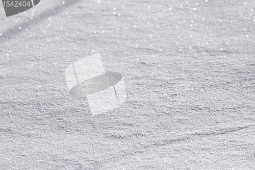 Image of snow closeup