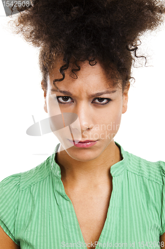 Image of Frustrated angry woman