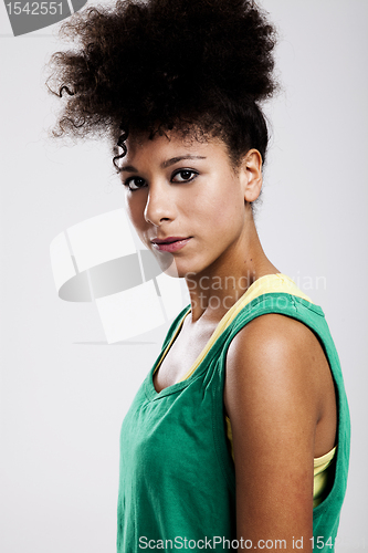 Image of Portrait of a beautiful athletic woman