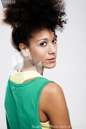 Image of Portrait of a beautiful athletic woman