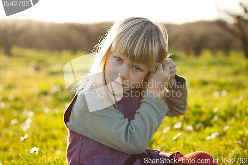 Image of Little girl outdoors