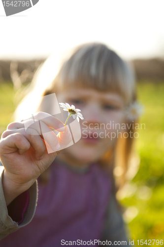 Image of Little girl outdoors