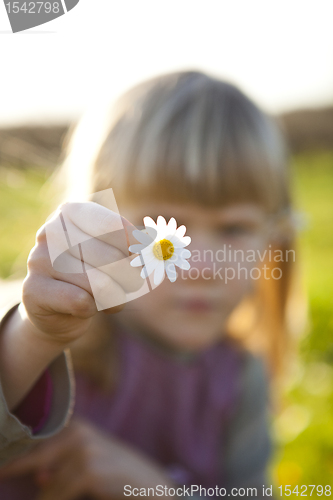 Image of Little girl outdoors