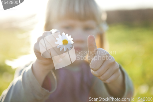 Image of Little girl outdoors