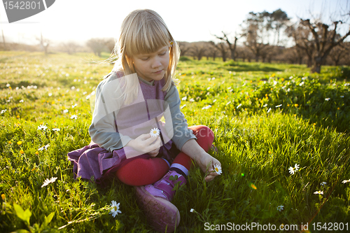 Image of Little girl outdoors