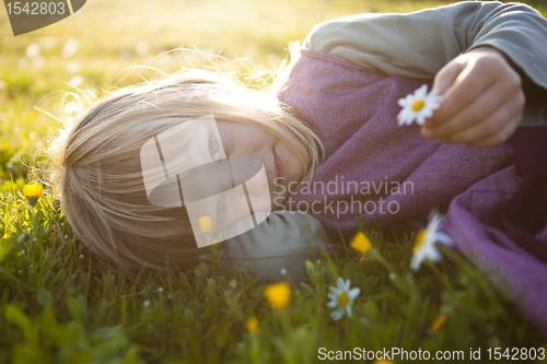 Image of Little girl outdoors