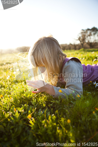 Image of Little girl outdoors