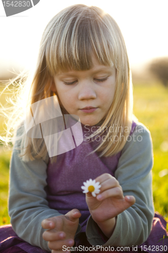 Image of Little girl outdoors