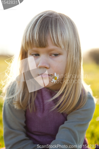 Image of Little girl outdoors