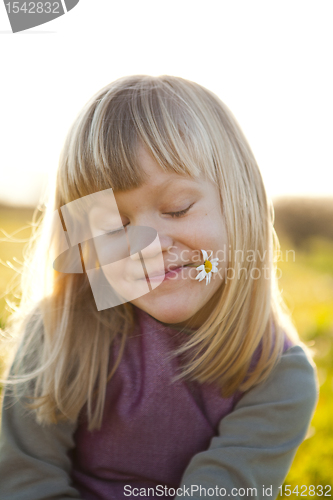 Image of Little girl outdoors