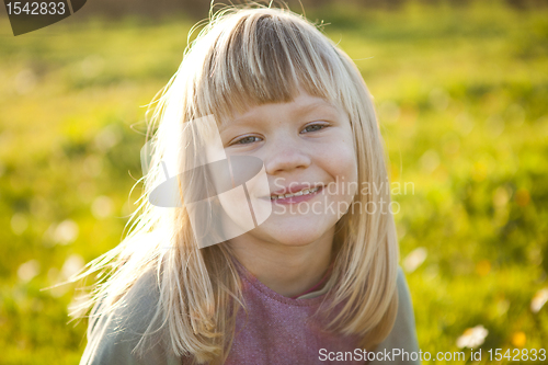 Image of Little girl outdoors