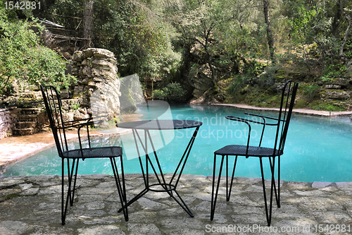 Image of chairs and table on terrace