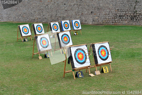 Image of archery targets