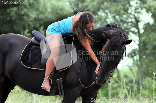 Image of riding girl