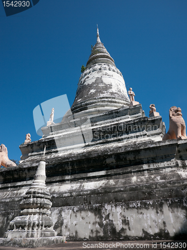 Image of Stupa at Wat Phnom in Cambodia