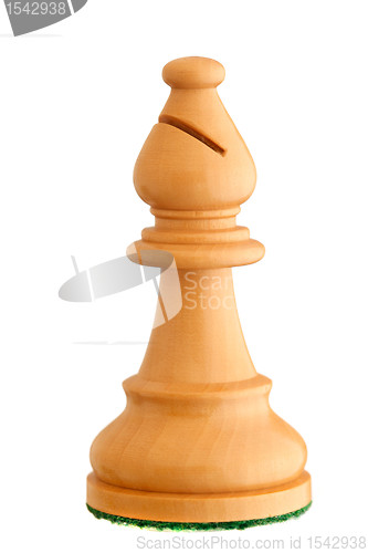 Image of Chess piece - white bishop