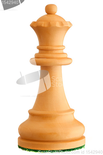 Image of Chess piece - white queen