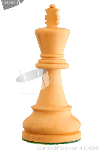 Image of Chess piece - white king