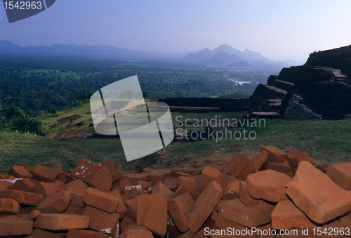 Image of Summit of Sigiriya Lion's rock fortress