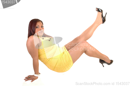 Image of Lifting up leg.