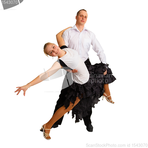 Image of Dancing young couple