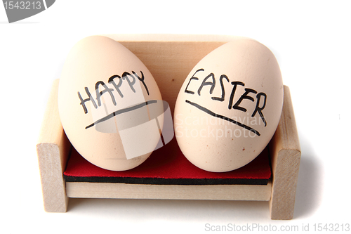 Image of happy easter eggs