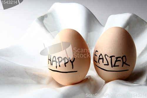 Image of happy easter eggs