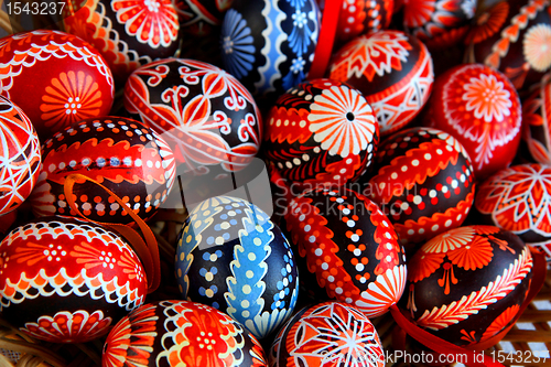 Image of easter eggs