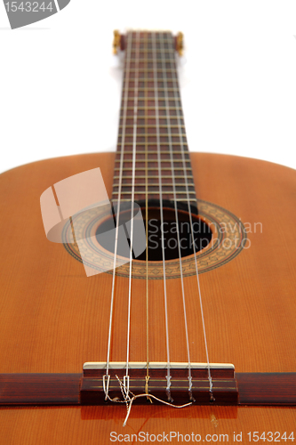 Image of detail of guitar as very nice music background