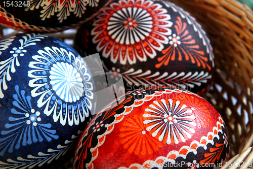 Image of easter eggs