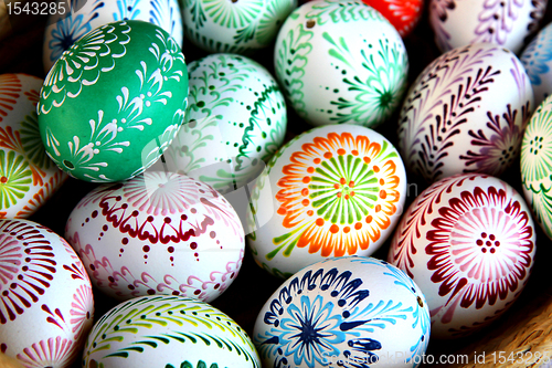 Image of easter eggs