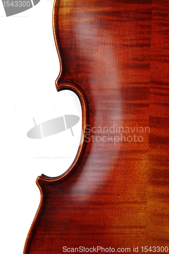 Image of violin details