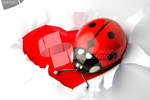 Image of valentine heart background