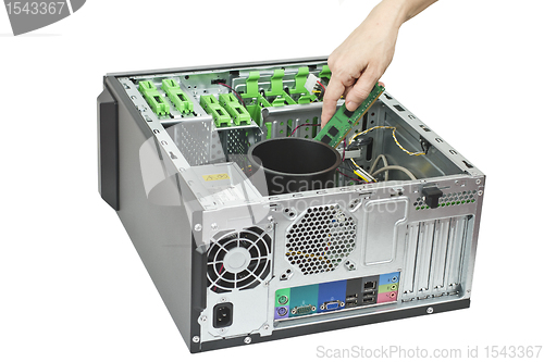 Image of upgrading computer