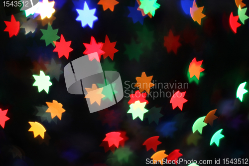 Image of neon stars holiday background