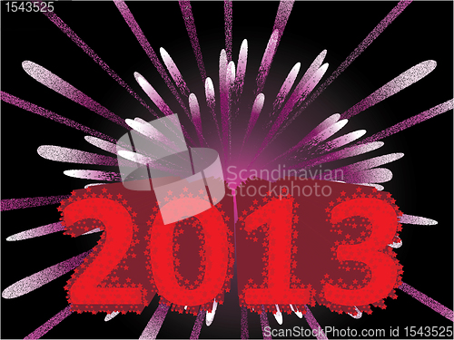 Image of new year 2013 background