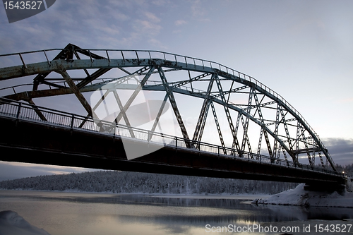 Image of Road bridge over the Arctic Circle