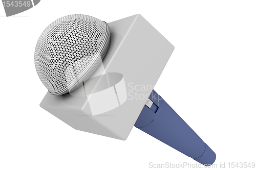 Image of Reporter microphone