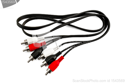 Image of Connecting wires with colored connectors