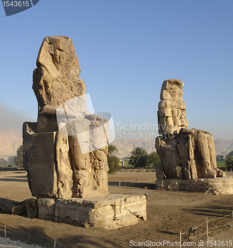 Image of Colossi of Memnon in Egypt