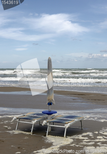 Image of lonely canvas chairs